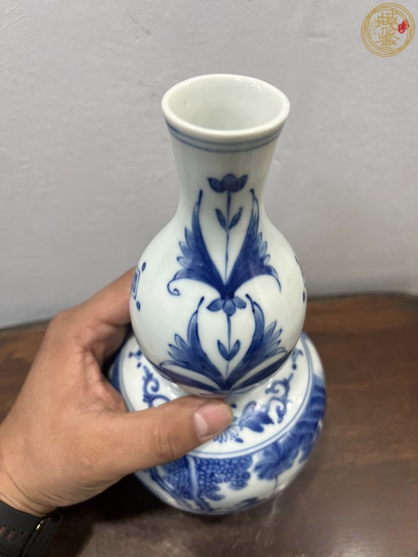 古玩陶瓷青花葫蘆瓶真品鑒賞圖