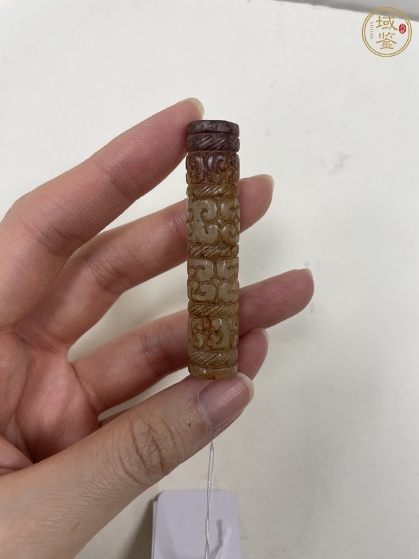 古玩玉器仿古做舊玉勒子真品鑒賞圖