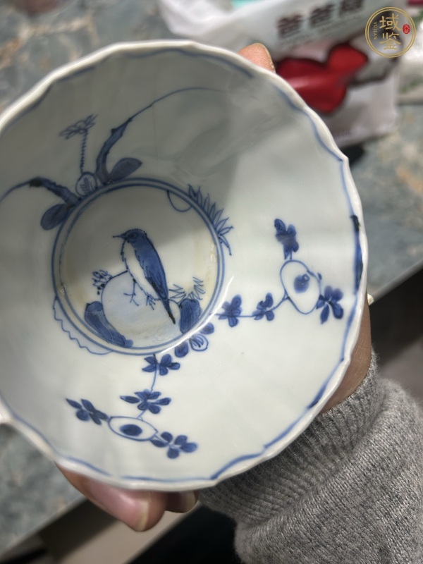 古玩陶瓷青花花鳥碗真品鑒賞圖