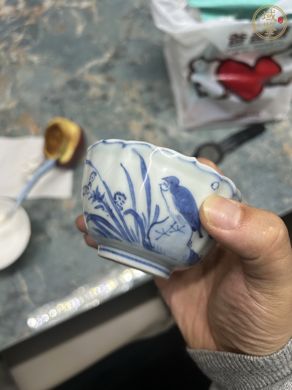 古玩陶瓷青花花鳥碗真品鑒賞圖