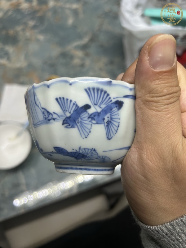 古玩陶瓷青花花鳥碗真品鑒賞圖