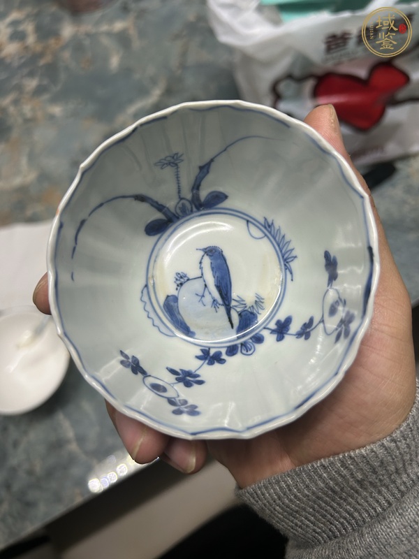 古玩陶瓷青花花鳥碗真品鑒賞圖