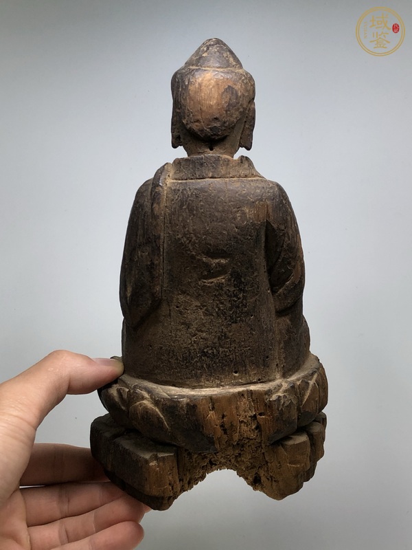 古玩雜項(xiàng)木雕佛像真品鑒賞圖