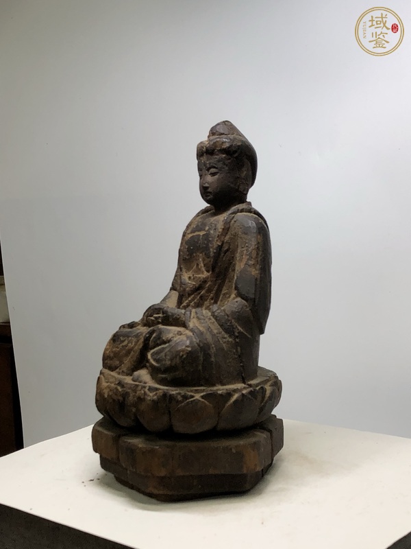 古玩雜項(xiàng)木雕佛像真品鑒賞圖