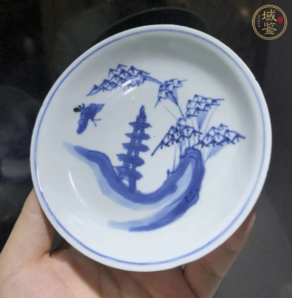 古玩陶瓷青花盤真品鑒賞圖