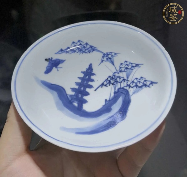 古玩陶瓷青花盤真品鑒賞圖