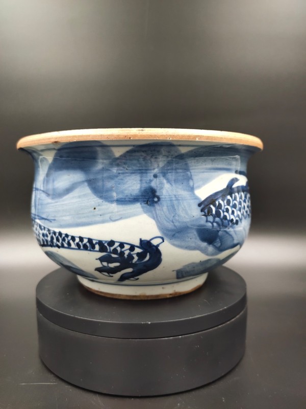 古玩陶瓷順治云龍三現香爐拍賣,當前價格16800元