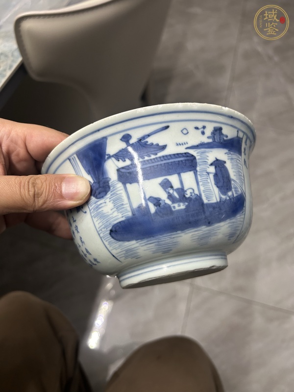 古玩陶瓷赤壁賦碗真品鑒賞圖