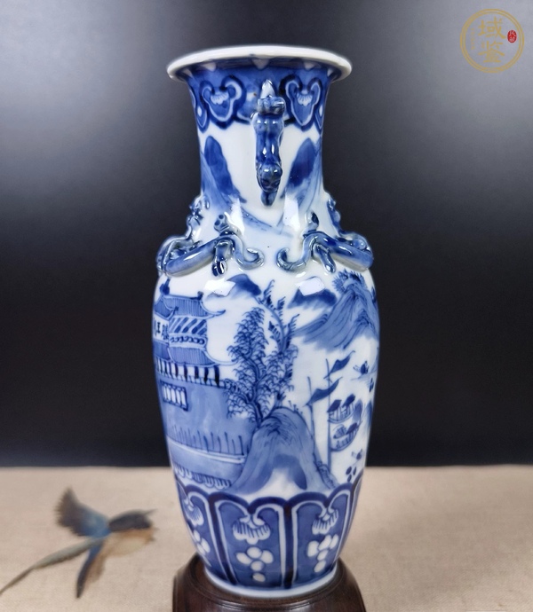 古玩陶瓷青花瓶真品鑒賞圖