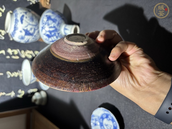 古玩陶瓷吉州窯窯變釉茶盞，注意品相真品鑒賞圖