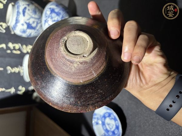 古玩陶瓷吉州窯窯變釉茶盞，注意品相真品鑒賞圖