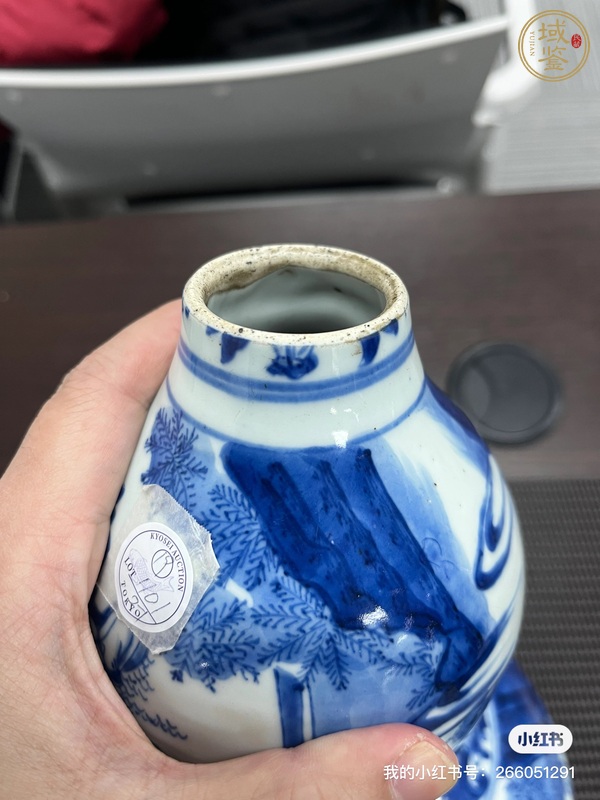 古玩陶瓷青花人物故事紋葫蘆瓶真品鑒賞圖