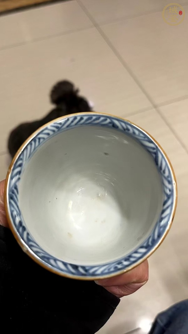 古玩陶瓷青花杯真品鑒賞圖