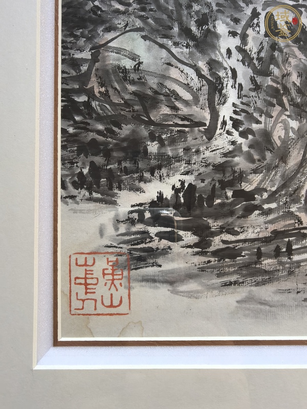 古玩字畫黃賓虹真品鑒賞圖