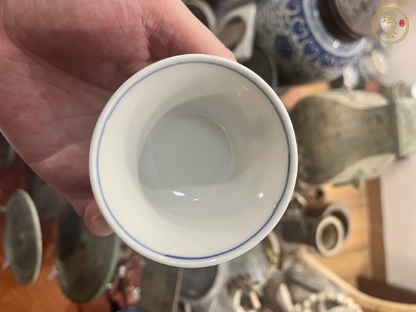 古玩陶瓷明治日本杯真品鑒賞圖