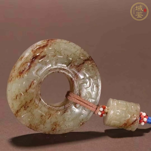 古玩玉器仿古做舊玉璧真品鑒賞圖