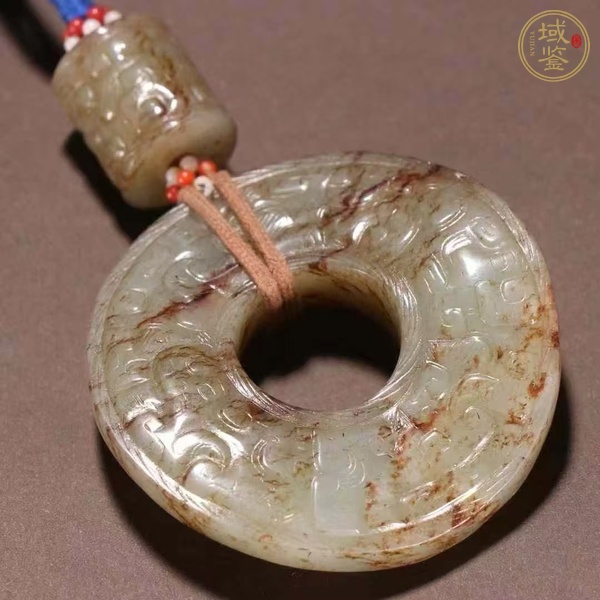 古玩玉器仿古做舊玉璧真品鑒賞圖