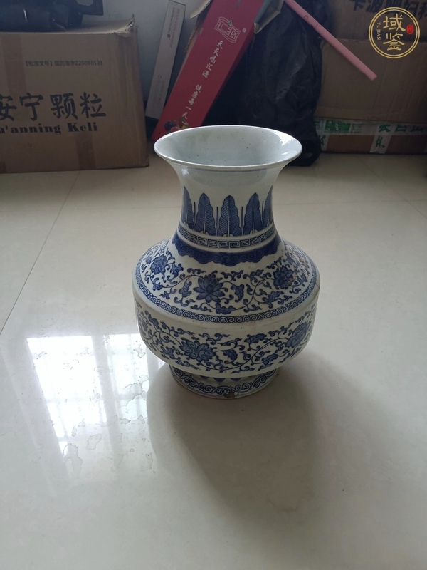 古玩陶瓷青花尊真品鑒賞圖