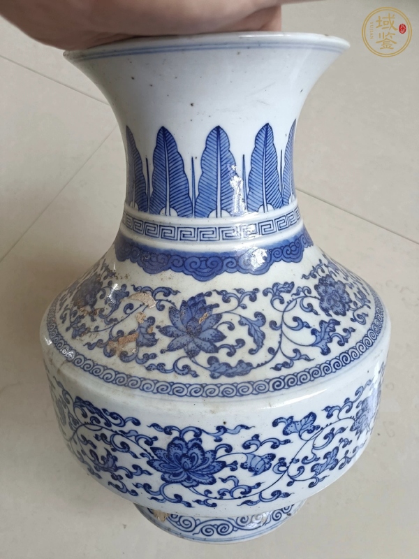 古玩陶瓷青花尊真品鑒賞圖