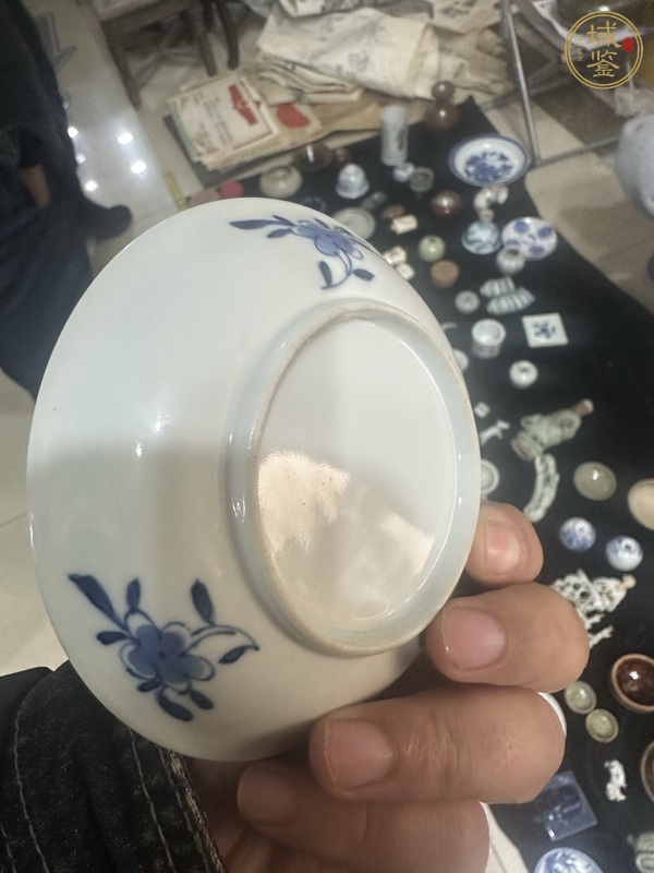 古玩陶瓷青花馬盤真品鑒賞圖