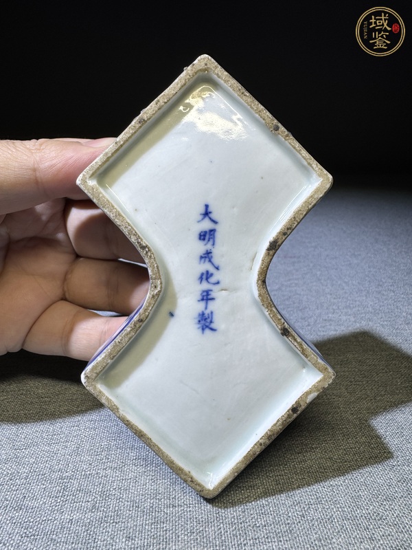 古玩陶瓷青花蓋盒真品鑒賞圖