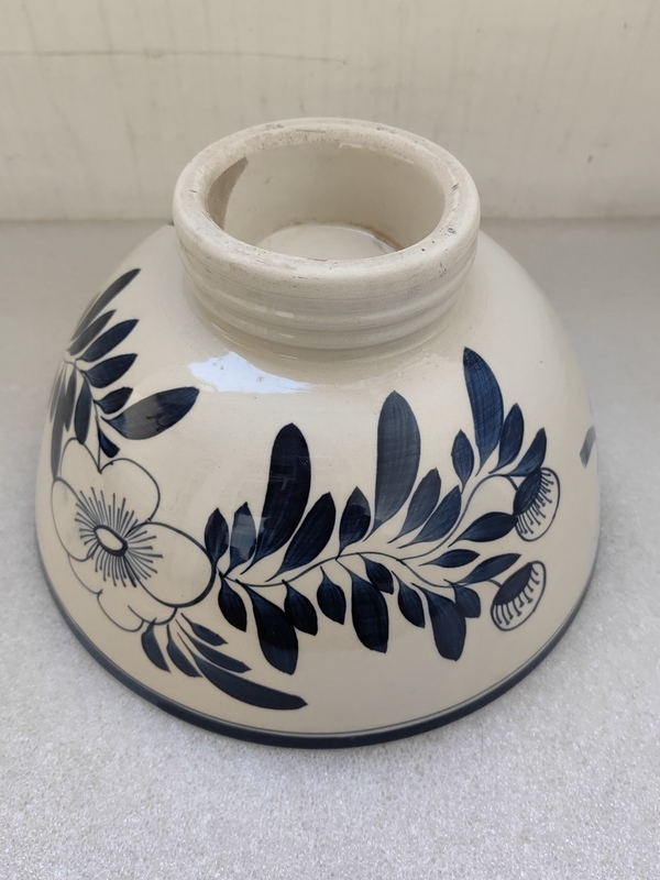 古玩陶瓷磁州窯青花花卉紋碗拍賣,當前價格1200元