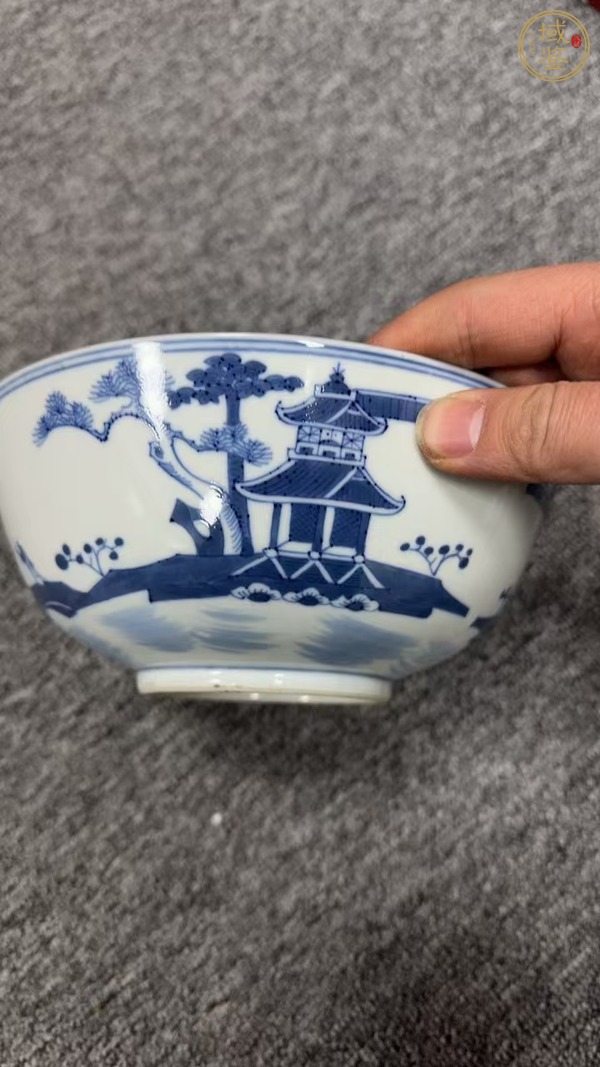 古玩陶瓷青花碗真品鑒賞圖