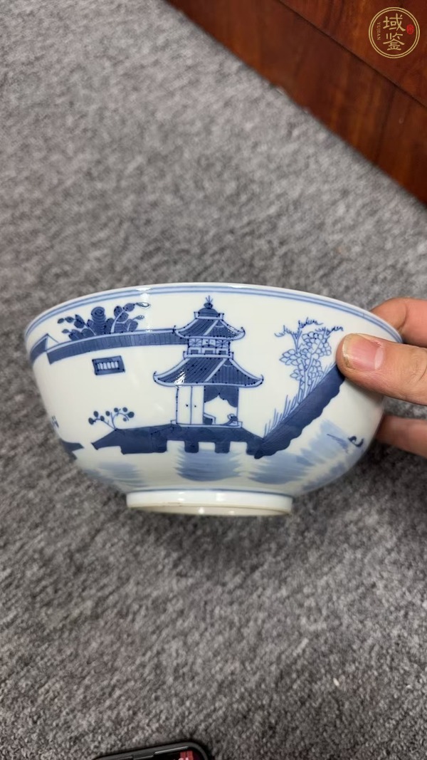 古玩陶瓷青花碗真品鑒賞圖