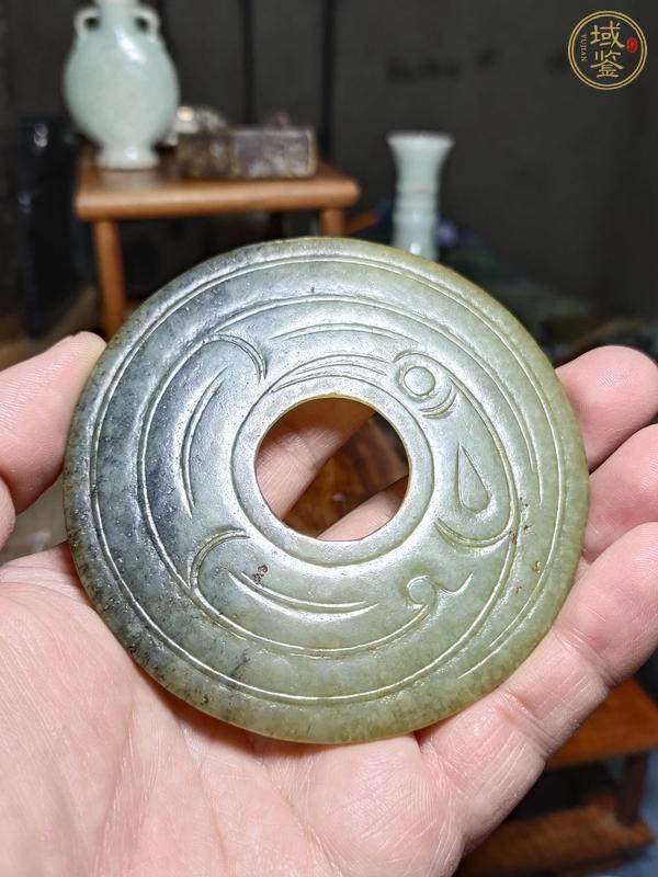 古玩玉器仿古玉龍鳳璧真品鑒賞圖