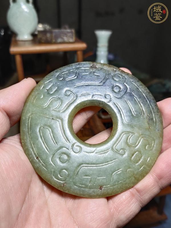 古玩玉器仿古玉龍鳳璧真品鑒賞圖