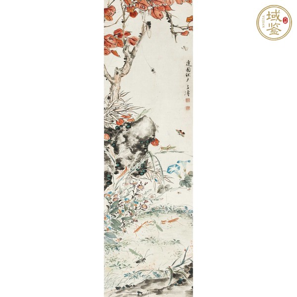 古玩字畫舊仿王雪濤花卉真品鑒賞圖