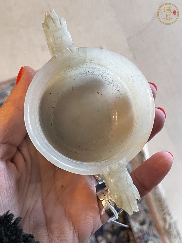 古玩玉器玉杯真品鑒賞圖