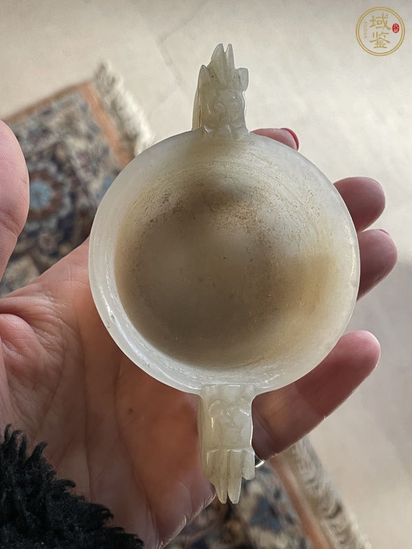 古玩玉器玉杯真品鑒賞圖