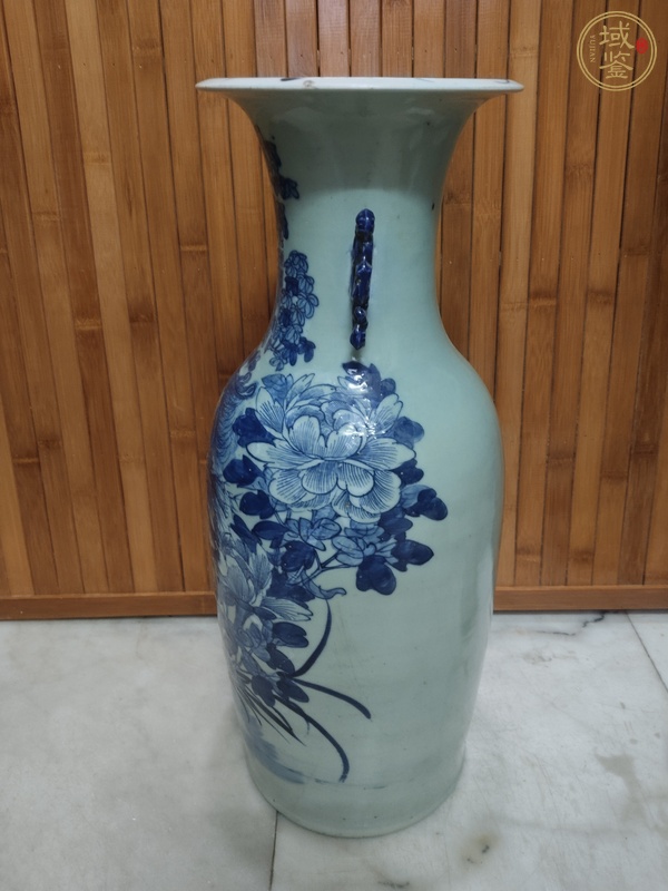 古玩陶瓷花鳥紋青花瓶真品鑒賞圖