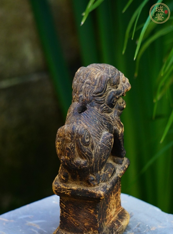 古玩雜項(xiàng)案臺(tái)獅子真品鑒賞圖