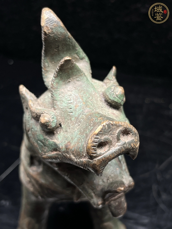 古玩銅器青銅獸真品鑒賞圖