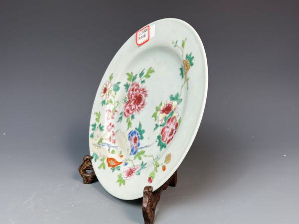 古玩陶瓷乾隆粉彩盤拍賣，當前價格2580元