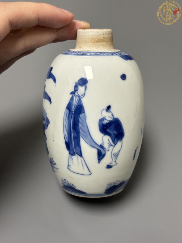 古玩陶瓷青花罐真品鑒賞圖