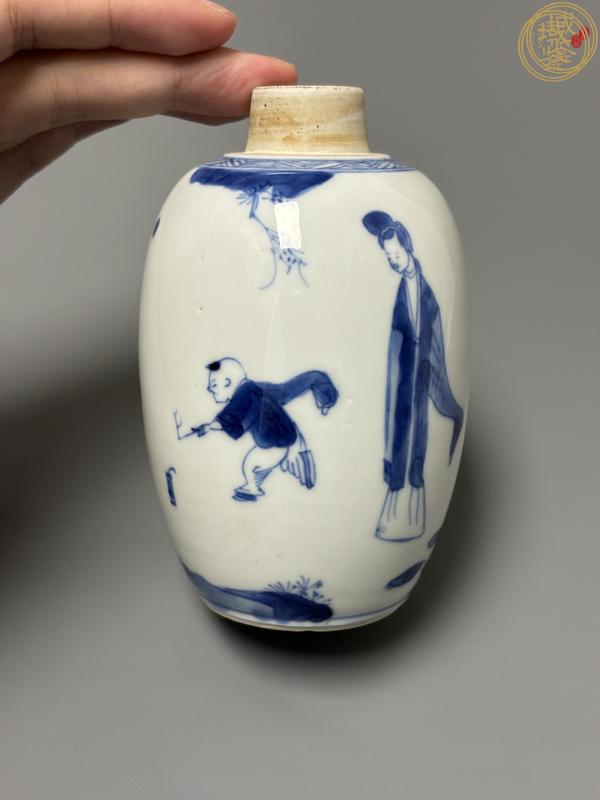 古玩陶瓷青花罐真品鑒賞圖