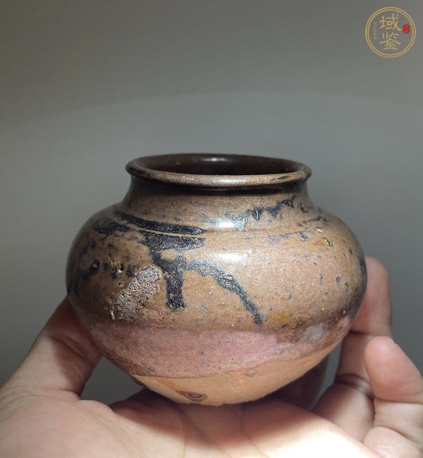 古玩陶瓷宋元時期褐釉茶入真品鑒賞圖