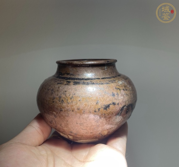 古玩陶瓷宋元時期褐釉茶入真品鑒賞圖