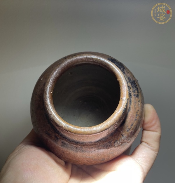 古玩陶瓷宋元時期褐釉茶入真品鑒賞圖