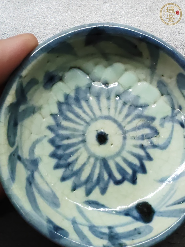 古玩陶瓷青花盤真品鑒賞圖