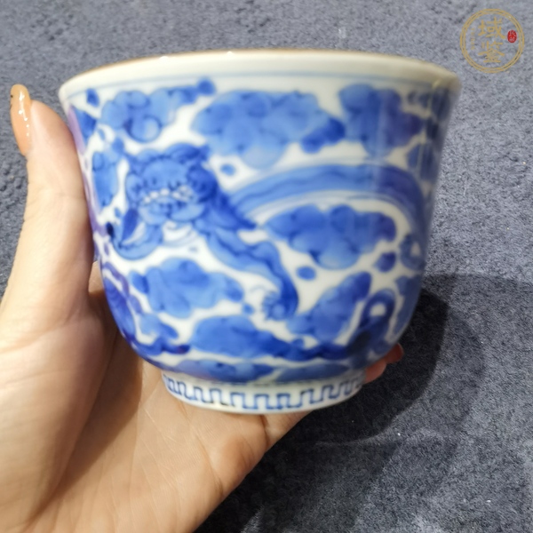 古玩陶瓷青花杯真品鑒賞圖