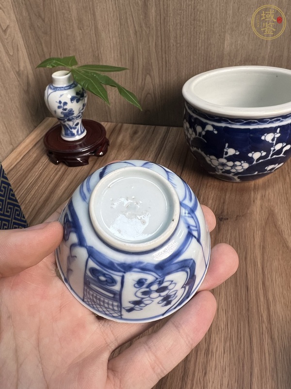 古玩陶瓷青花杯盤真品鑒賞圖