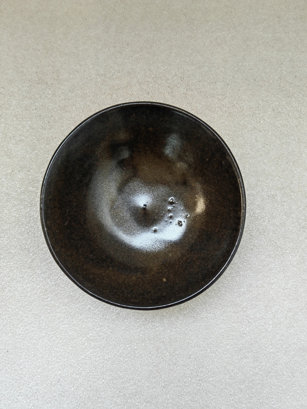 古玩陶瓷磁州窯茶葉末釉茶碗拍賣,當前價格450元