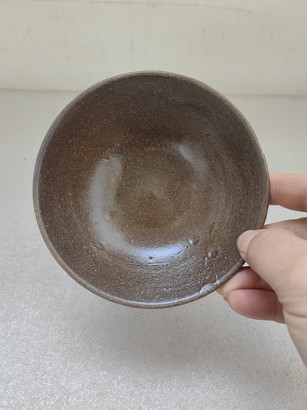古玩陶瓷磁州窯茶葉末釉茶碗拍賣,當前價格456元