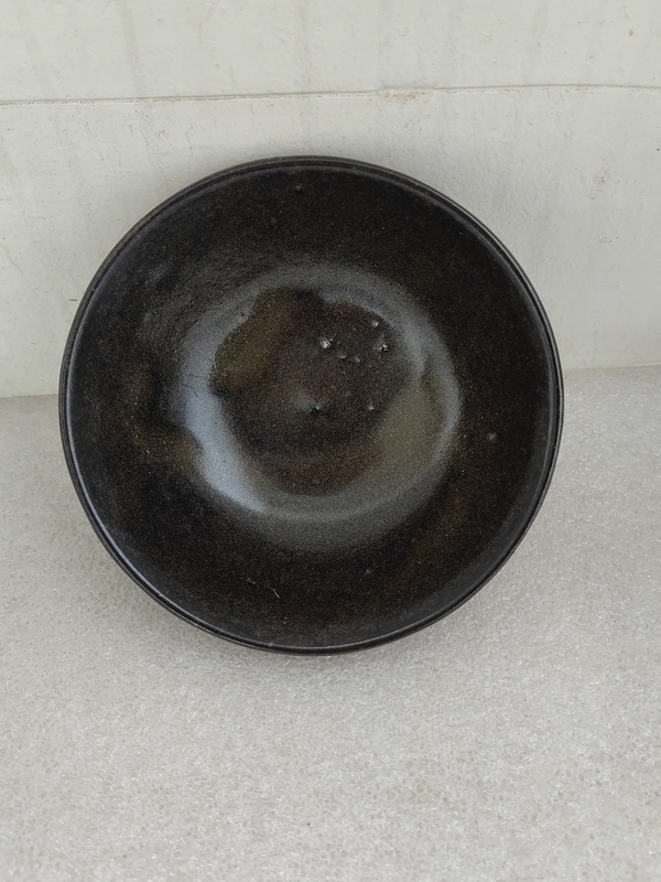 古玩陶瓷磁州窯茶葉末釉茶碗拍賣,當前價格450元
