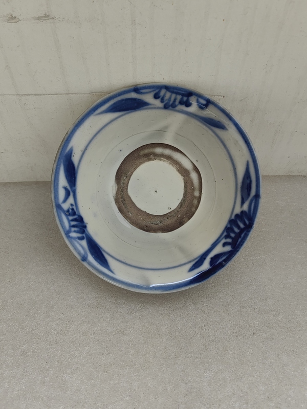 古玩陶瓷磁州窯青花花卉紋碗拍賣,當(dāng)前價(jià)格480元