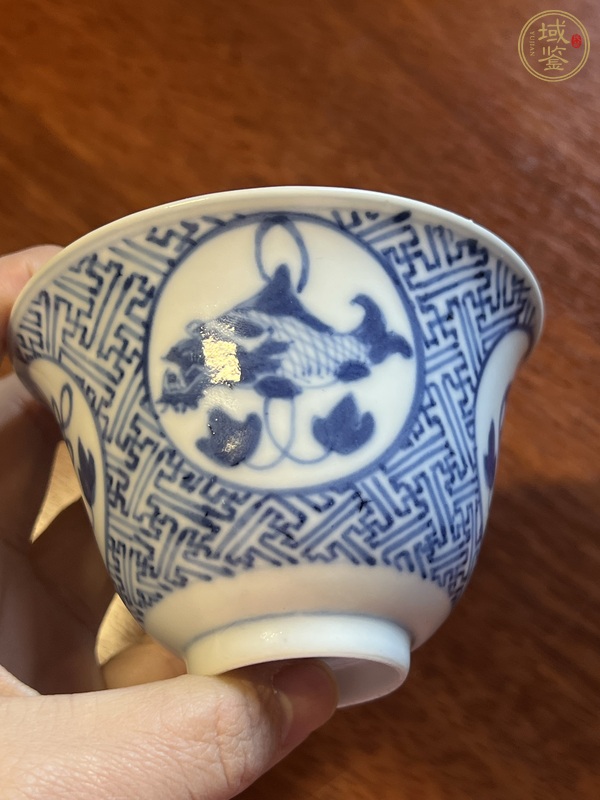 古玩陶瓷青花杯真品鑒賞圖